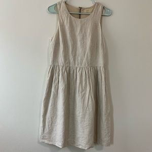 Michael Kors Linen Fit and Flare Dress